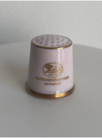 Винтажный коллекционный наперсток с логотипом компании Hutschenreuther
