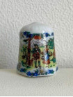 Walküre наперсток Bavarian Beauty, винтажный, коллекционный, Thimble Collectors Club в оригинальной коробочке
