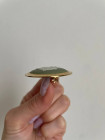 Винтажная позолоченная брошь редкого дизайна от Wedgwood