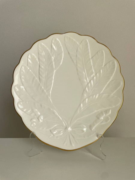 Royal Worcester тарелка Fern Leaf, винтажная, коллекционная
