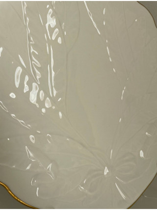 Royal Worcester тарелка Fern Leaf, винтажная, коллекционная