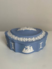 Wedgwood шкатулка, винтажная, коллекционная, бисквитный фарфор, джаспер, Путти, 1974 год