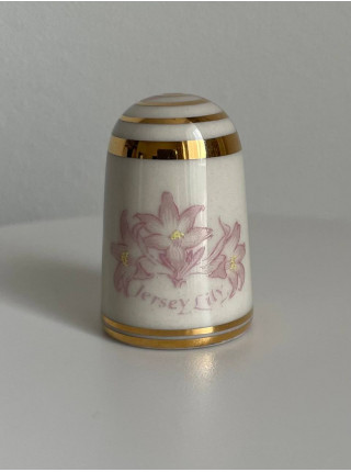 Редкий коллекционный наперсток Lillie Langtry (Jersey Lily) от Bouchet