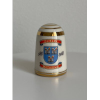 Редкий коллекционный наперсток Dublin Millennium 988-1988, выпущенный Bouchet, тысячелетие со дня основания города Дублин
