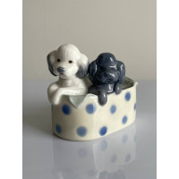 Nao, Lladro статуэтка пудели, собаки, щенки, винтажная, коллекционная, фарфоровая