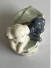 Nao, Lladro статуэтка пудели, собаки, щенки, винтажная, коллекционная, фарфоровая