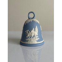 Wedgwood колокольчик New Year 1981, новогодний, винтажный, коллекционный, бисквитный фарфор, джаспер