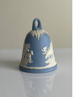 Wedgwood колокольчик New Year 1981, новогодний, винтажный, коллекционный, бисквитный фарфор, джаспер
