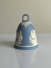Wedgwood колокольчик New Year 1981, новогодний, винтажный, коллекционный, бисквитный фарфор, джаспер