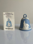 Wedgwood колокольчик New Year 1980, новогодний, винтажный, коллекционный, бисквитный фарфор, джаспер