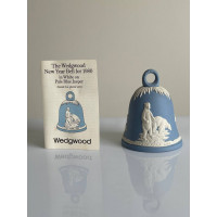 Wedgwood колокольчик New Year 1980, новогодний, винтажный, коллекционный, бисквитный фарфор, джаспер