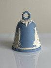 Wedgwood колокольчик New Year 1980, новогодний, винтажный, коллекционный, бисквитный фарфор, джаспер