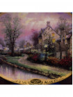 Винтажная декоративная тарелка Lamplight Lane серии Thomas Kinkades Lamplight Village от The Bradford Exchange
