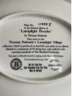 Винтажная декоративная тарелка Lamplight Brooke серии Thomas Kinkades Lamplight Villag от The Bradford Exchange