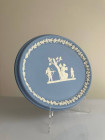 Wedgwood панно, поднос, тарелка, винтажная, коллекционная, джаспер, бисквитный фарфор, голубой Jasper