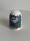 Wyeside Pottery наперсток The Wise Owl, винтажный, коллекционный, фарфоровый, Thimble Collectors Club