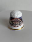 Brown-Westhead наперсток Merlin, винтажный, коллекционный, Thimble Collectors Club