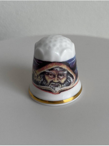 Brown-Westhead наперсток Merlin, винтажный, коллекционный, Thimble Collectors Club