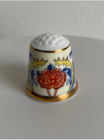 Винтажный наперсток Rose Chintz дизайна Уильяма Морриса из коллекционной серии William Morris Museum Collection