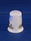 Crown Staffordshire наперсток Plough and Horses, винтажный, коллекционный, фарфоровый, Thimble Collectors Club