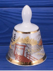 Винтажный коллекционный фарфоровый колокольчик из Японии от Kiyomasa