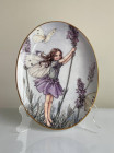 интажный коллекционная тарелка The Lavender Fairy из коллекционной серии, посвященной 75-летию Flower Fairies от Royal Worcester