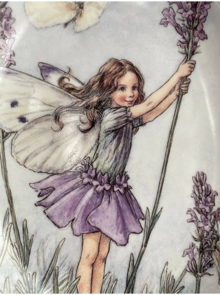 интажный коллекционная тарелка The Lavender Fairy из коллекционной серии, посвященной 75-летию Flower Fairies от Royal Worcester