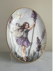 интажный коллекционная тарелка The Lavender Fairy из коллекционной серии, посвященной 75-летию Flower Fairies от Royal Worcester