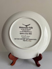Декоративная винтажная тарелка Whitewater Falls из коллекционной серии Spirits of the Wild Cats Around the World от Danbury Mint