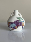 Винтажная коллекционная ваза с узким горлом и двумя ручками от Noritake