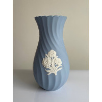 Wedgwood ваза винтажная, коллекционная, джаспер, бисквитный фарфор, редкость, ваза с волнистым краем