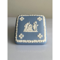 Wedgwood шкатулка, винтажная, коллекционная, бисквитный фарфор, джаспер, 1966 год
