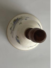 Винтажный коллекционный колокольчик Table Bell с деревянной ручкой дизайна Violets от Royal Grafton