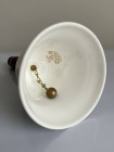 Винтажный коллекционный колокольчик Table Bell с деревянной ручкой дизайна Violets от Royal Grafton
