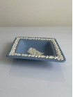 Wedgwood тарелка Буби, Бубны, карточные масти, Веджвуд, винтажная, коллекционная, джаспер, бисквитный фарфор, 1976 год