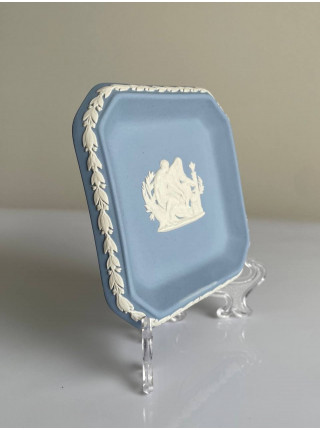 Wedgwood тарелка, блюдце Веджвуд, винтажная, коллекционная, джаспер, бисквитный фарфор