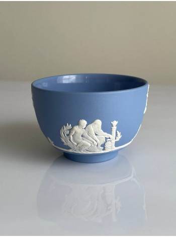 Wedgwood чаша, ваза Веджвуд, винтажная, коллекционная, джаспер, бисквитный фарфор, 1956 год