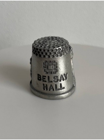 Винтажный коллекционный наперсток из пьютера Belsay Hall