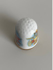 Caverswall наперсток Christmas Рождество, винтажный, коллекционный, Thimble Collectors Club