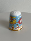 Caverswall наперсток Christmas Рождество, винтажный, коллекционный, Thimble Collectors Club