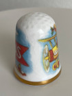 Caverswall наперсток Christmas Рождество, винтажный, коллекционный, Thimble Collectors Club
