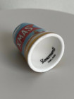 Caverswall наперсток Christmas Рождество, винтажный, коллекционный, Thimble Collectors Club