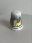 Celtic Cross Pottery наперсток Castell Coch, винтажный, коллекционный, Thimble Collectors Club