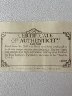 Винтажный коллекционный наперсток Gulf Sand, изготовленный Tony Barnes of Ryedale в апреле 1991 года специально для Thimble Collector Guild