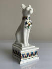 Elizabeth Arden шкатулка Cleopatras Cat, винтажная, коллекционная, фарфоровая, Treasures of the Pharaohs