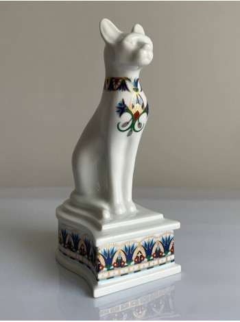 Elizabeth Arden шкатулка Cleopatras Cat, винтажная, коллекционная, фарфоровая, Treasures of the Pharaohs