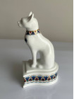 Elizabeth Arden шкатулка Cleopatras Cat, винтажная, коллекционная, фарфоровая, Treasures of the Pharaohs
