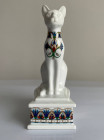 Elizabeth Arden шкатулка Cleopatras Cat, винтажная, коллекционная, фарфоровая, Treasures of the Pharaohs
