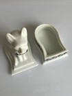 Elizabeth Arden шкатулка Cleopatras Cat, винтажная, коллекционная, фарфоровая, Treasures of the Pharaohs