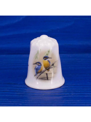 Dorset наперсток Kingfishers, винтажный, коллекционный, Thimble Collectors Club